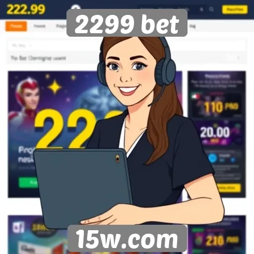 Suporte ao cliente no site 2299 bet