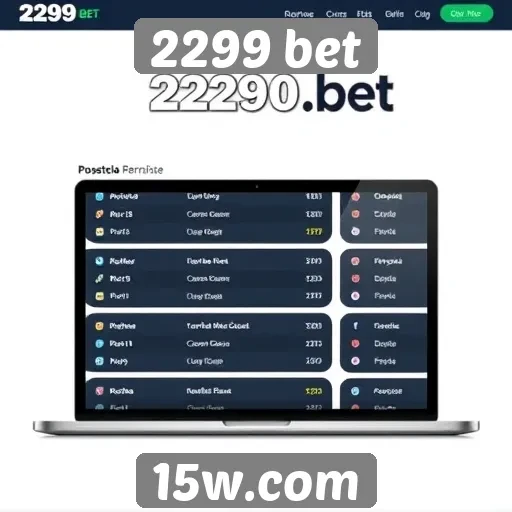 Características principais do site 2299 bet